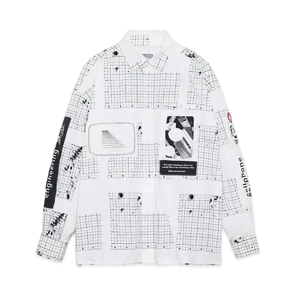 Cav Empt (C.E) CELLPHONE ENGINEERING SHIRT "White"