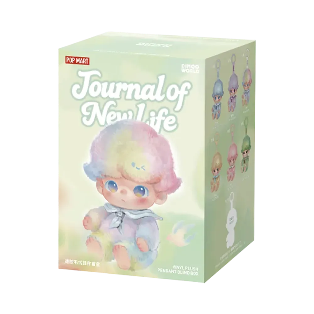 POP MART DIMOO Journal of New Life Series-Vinyl Plush Pendant Blind Box [Piece]