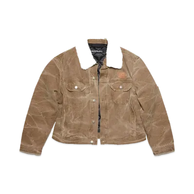 Acne Studios Padded Denim Jacket "Taffy Brown"