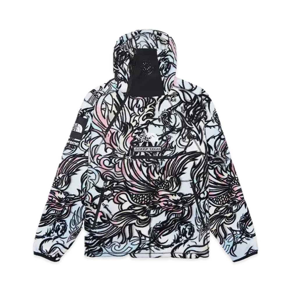 Supreme x The North Face Steep Tech Fleece Pullover "Multicolor Dragon"