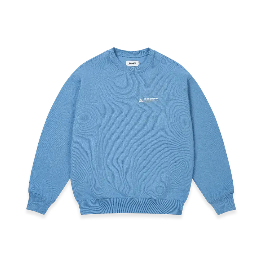 PALACE Shop Locator Crew "Blue"