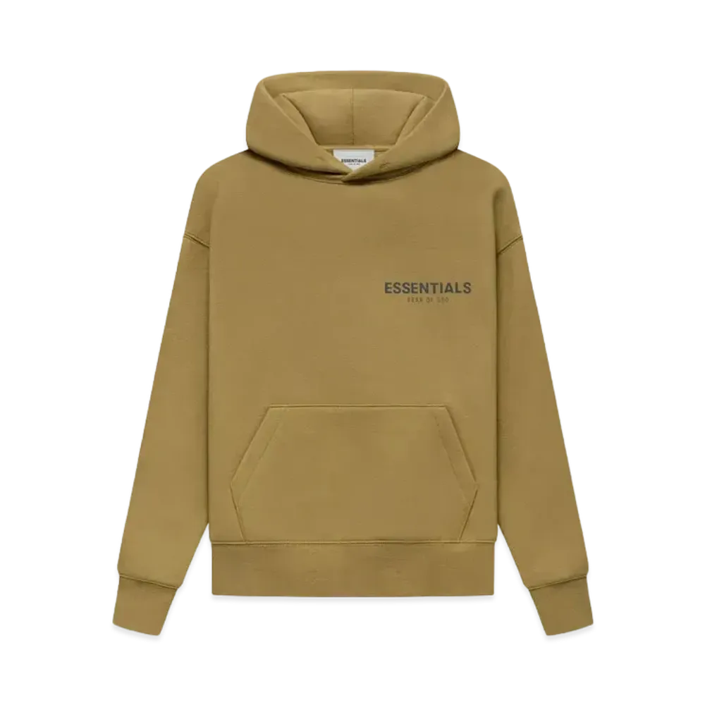 FEAR OF GOD ESSENTIALS KIDS PULLOVER HOODIE "Amber"