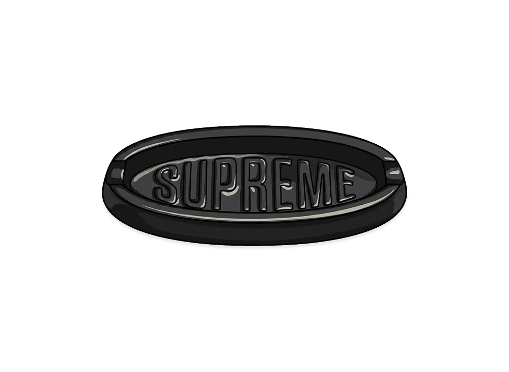 Supreme Oval Tray "Black"