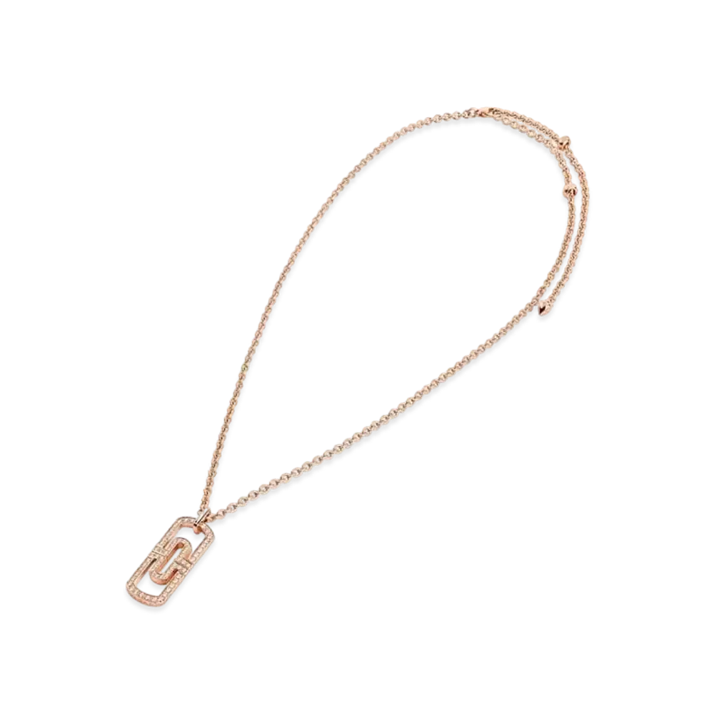 BVLGARI Parentesi Necklace Diamond "Pink Gold"