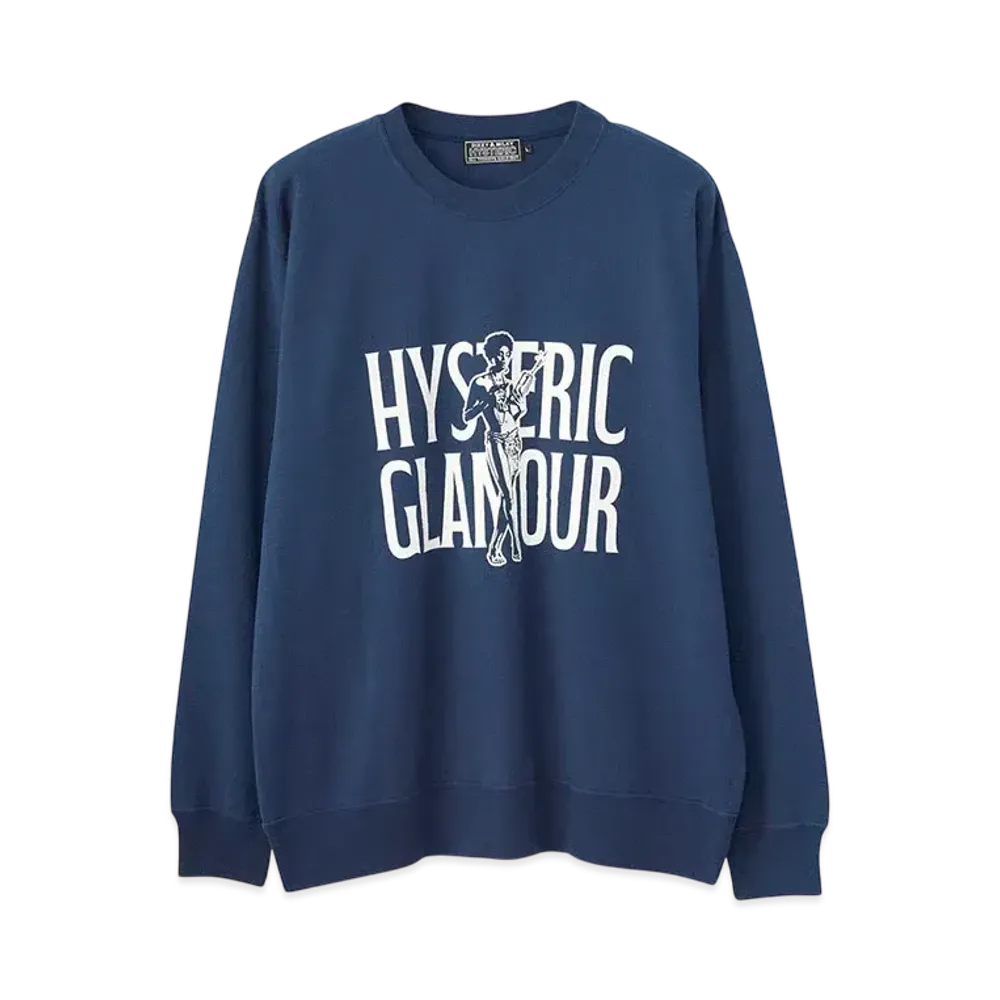HYSTERIC GLAMOUR Super Soul Sweatshirt "Navy"