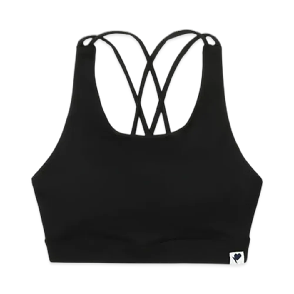 A BATHING APE APEE Cross Back Sport Bra "Black"