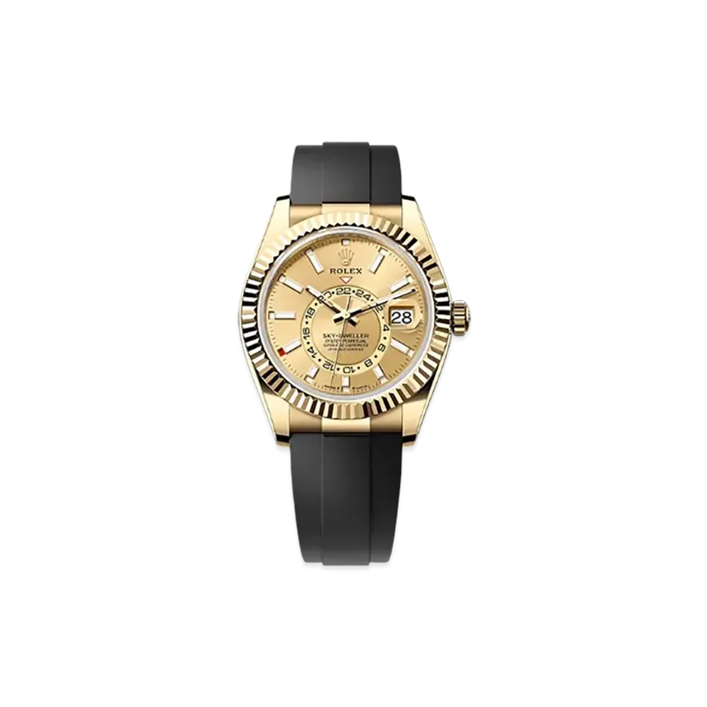 ROLEX Sky-Dweller 42mm Yellow Gold 336238 "Champagne-colour"