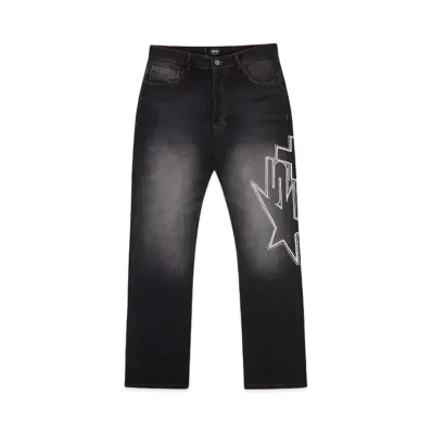 TRAPSTAR TS Star Diamante Jeans "Black"