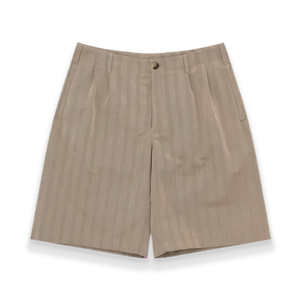 OUR LEGACY Work Shop x Emporio Armani Gonfi Shorts "Polvere Herringbone"