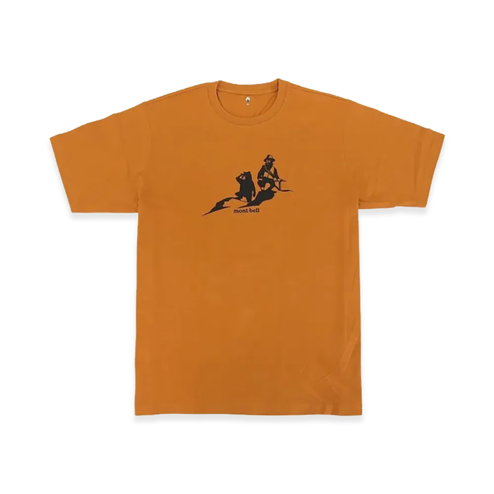 mont-bell T-Shirt Peacheskin Cotton T-Shirt "Orange"