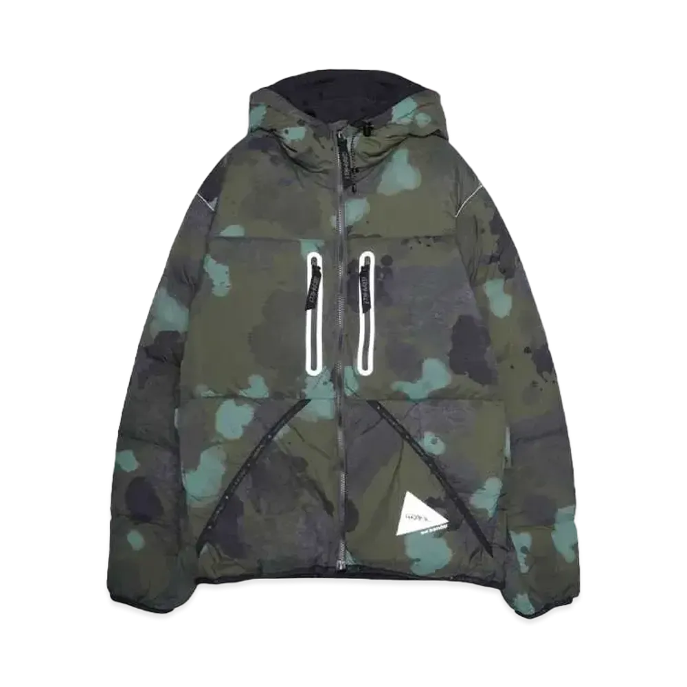 GRAMICCI x and wander down jacket "CAMO"