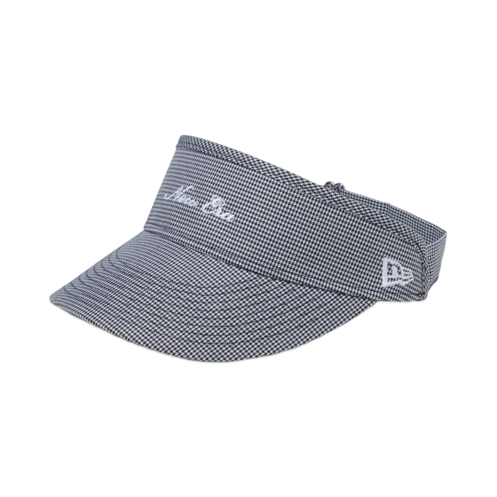NEW ERA Women's Golf Houndstooth Tall Visor "Black"