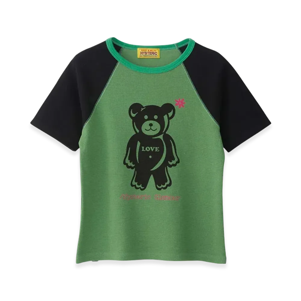 HYSTERIC GLAMOUR Hysteric Gumi Bear T-Shirt "Green"