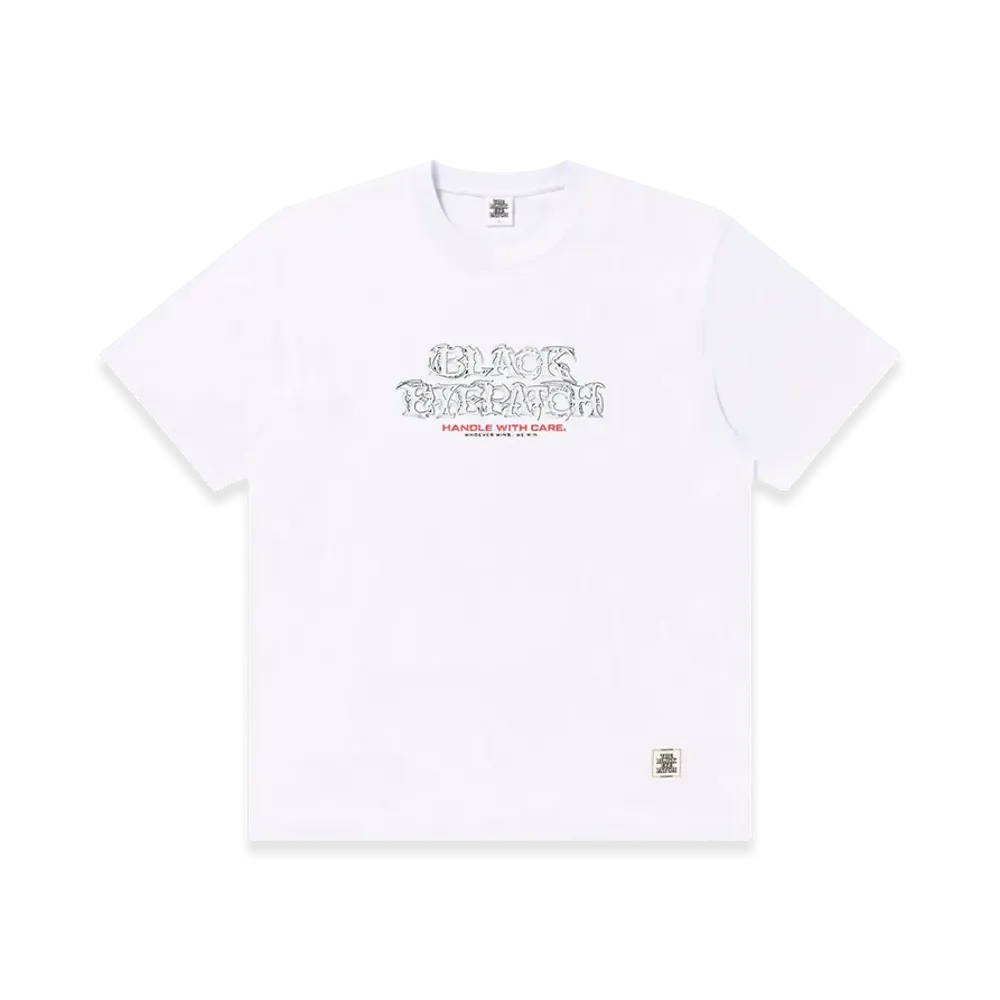 BlackEyePatch Tribal Blade Logo Tee "White"