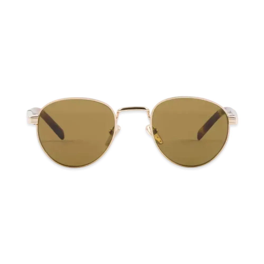 PRADA Sunglasses with The Iconic Metal Plaque "Light Green"