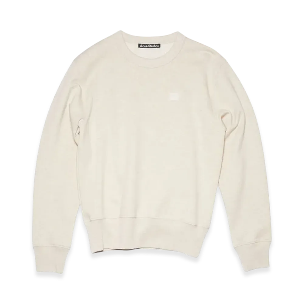 Acne Studios Face Crewneck Sweatshirt "Oatmeal Melange"