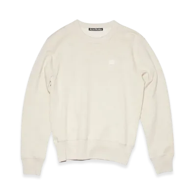 Acne Studios Face Crewneck Sweatshirt "Oatmeal Melange"