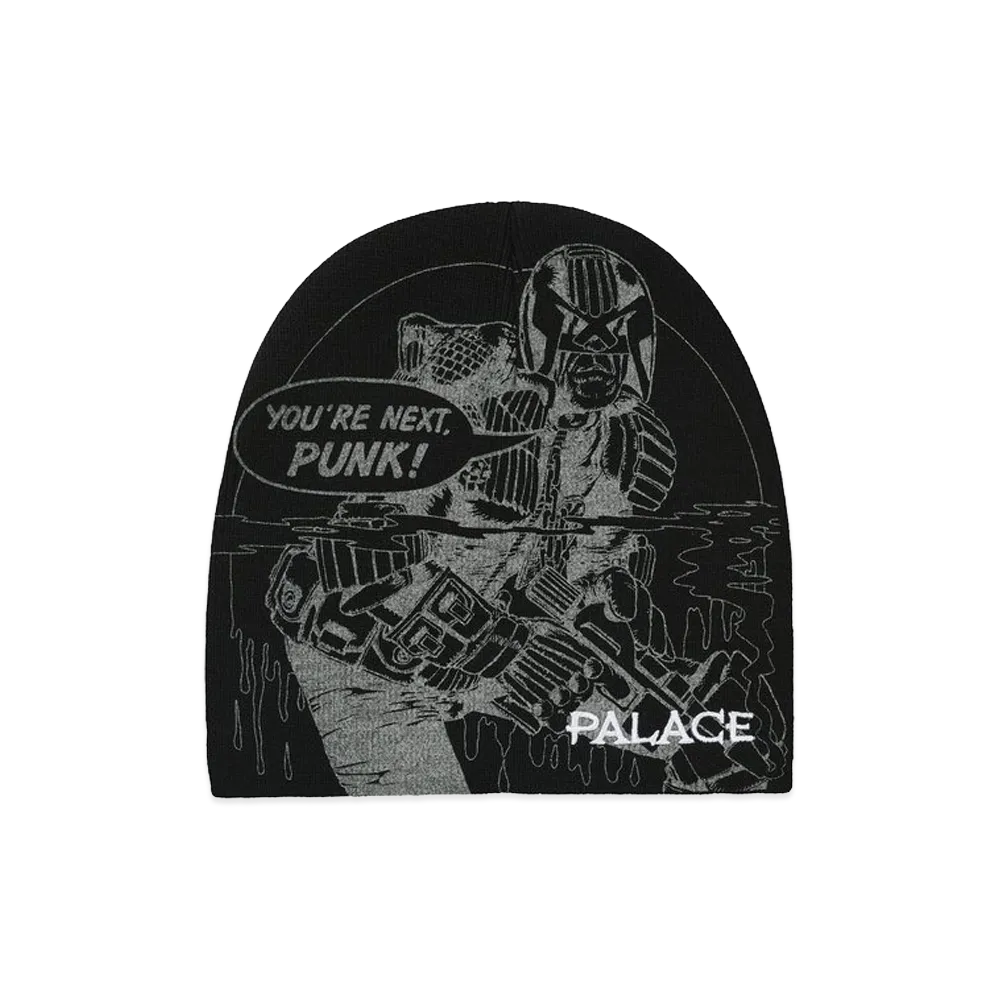 PALACE Judge Dredd Nein Cuff Beanie "Black"