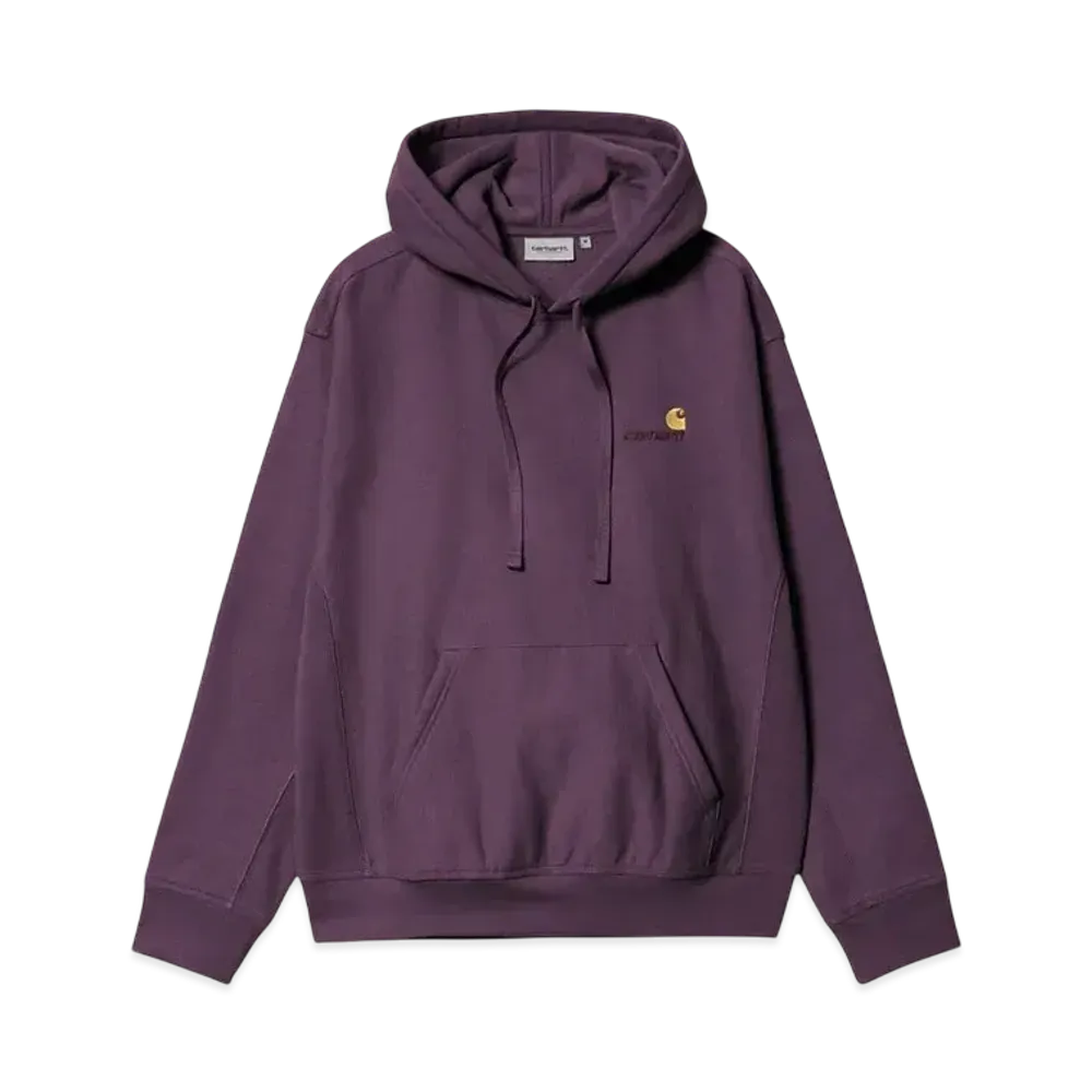 Carhartt WIP Hooded American Script Sweat "Huckleberry"