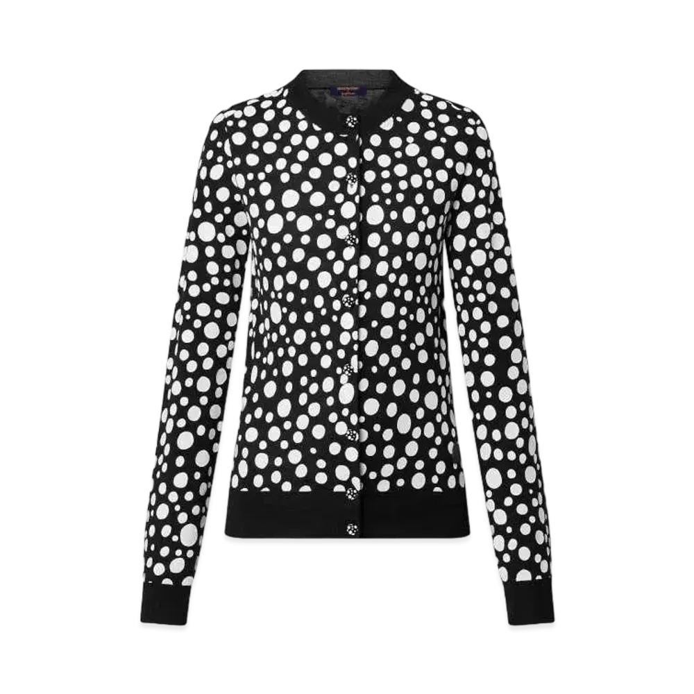 Louis Vuitton x Yayoi Kusama Infinity Dots Cardigan "Noir/Blanc"