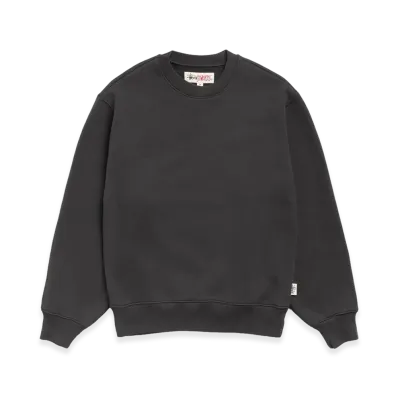 Stussy Fleece Crew "Black"