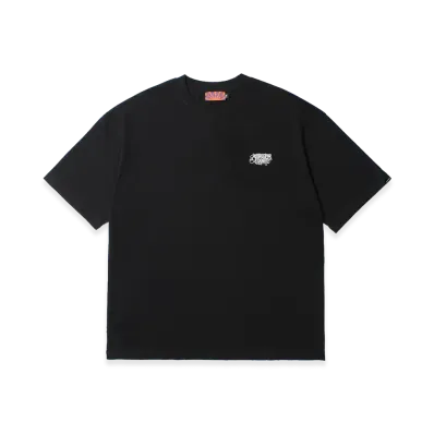APHRODITEGANG Small Classic Logo Embroidery S/S Tee "Black/White"