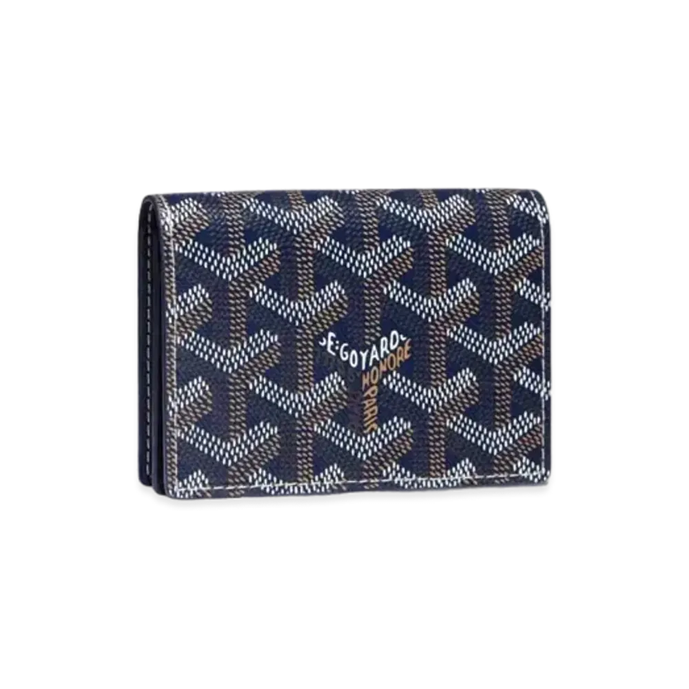 Goyard Malesherbes Card Wallet "Navy"