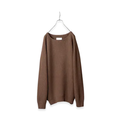 ANCELLM Tuck In Knit "Brown"