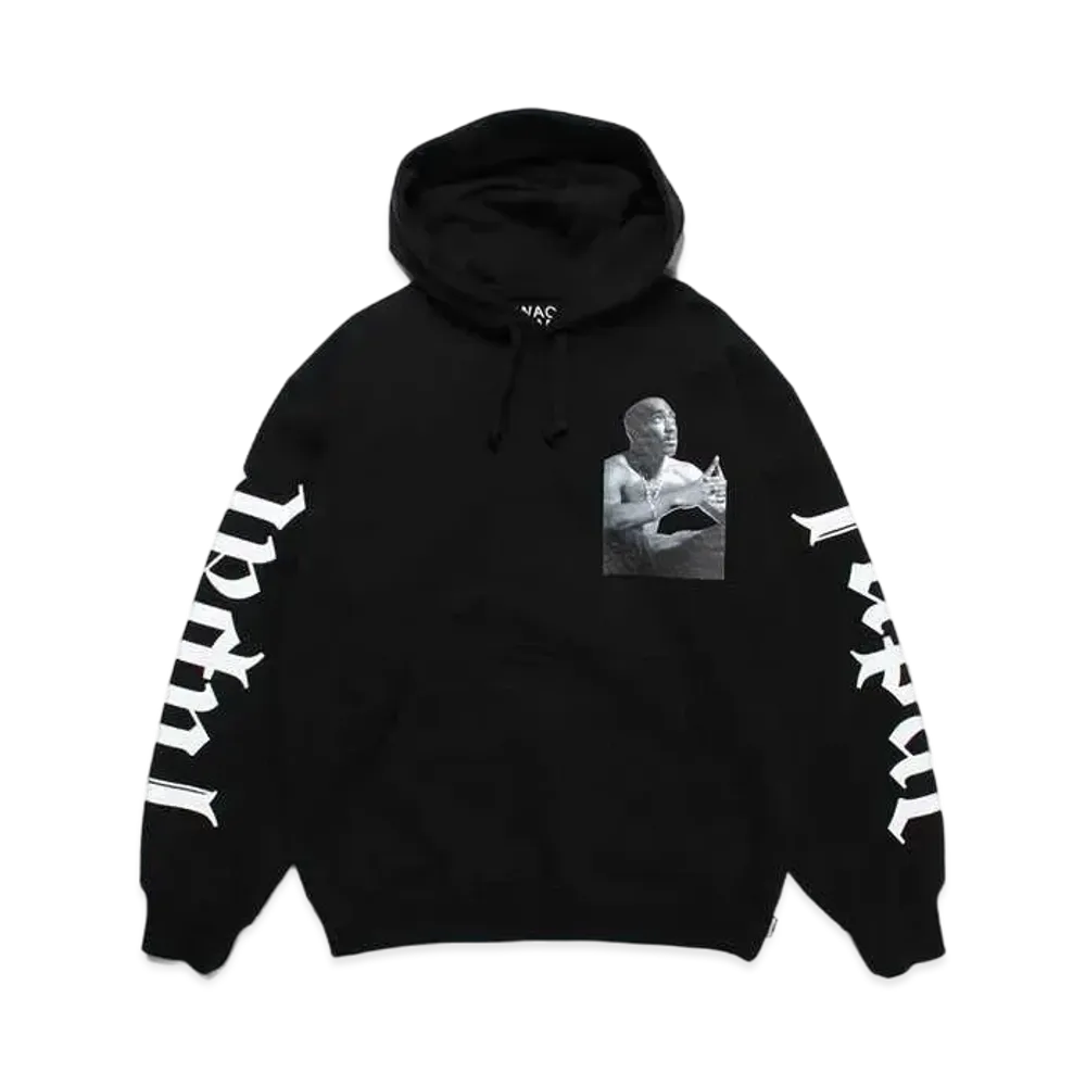 WACKO MARIA 2Pac / Heavy Weight Hooded Sweat Shirt "Black"