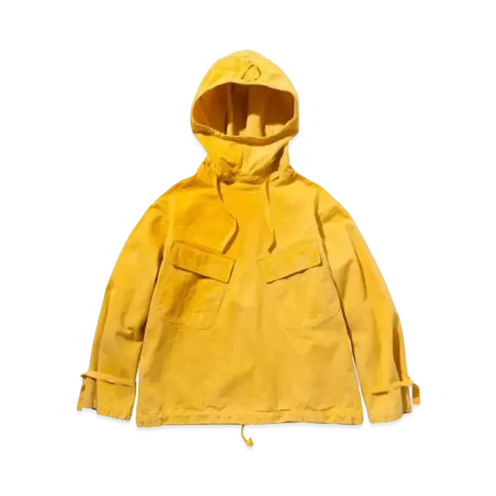THE REAL McCOY'S USN SALVAGE SMOCK PARKA (OVER-DYED) "Yellow"