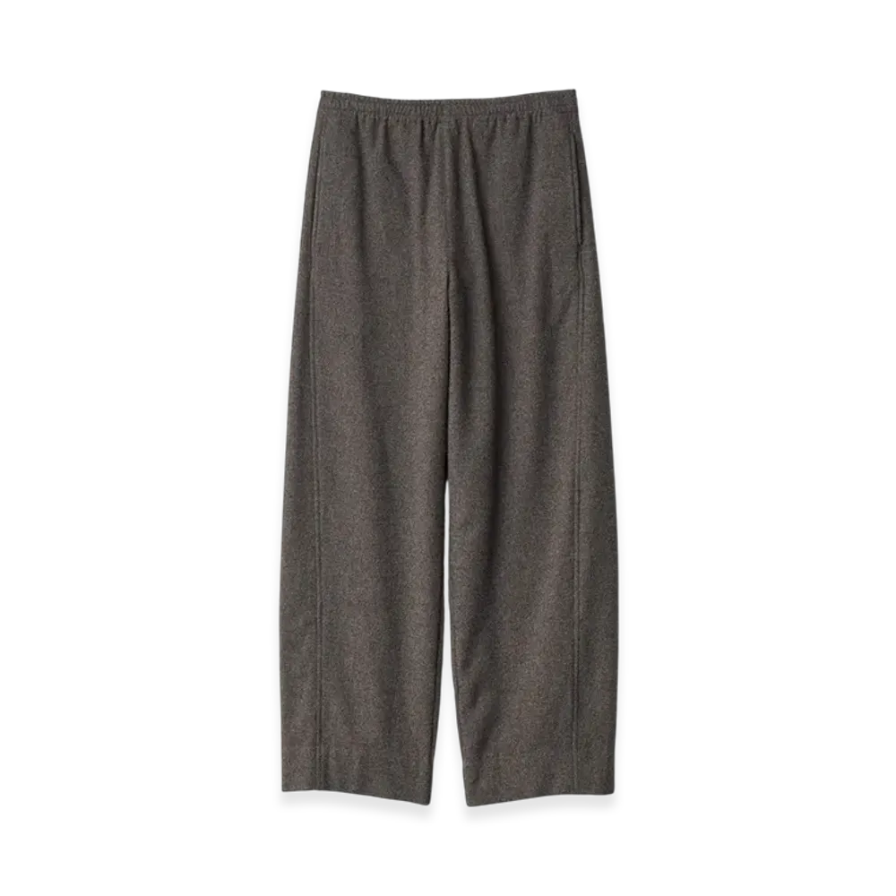 ssstein Wool/Cashmere Fleece Easy Twist Trousers "Grey Brown"