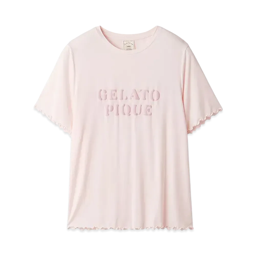 GELATO PIQUE Cool Touch Sensation Logo Mellow T-shirt "Pink"