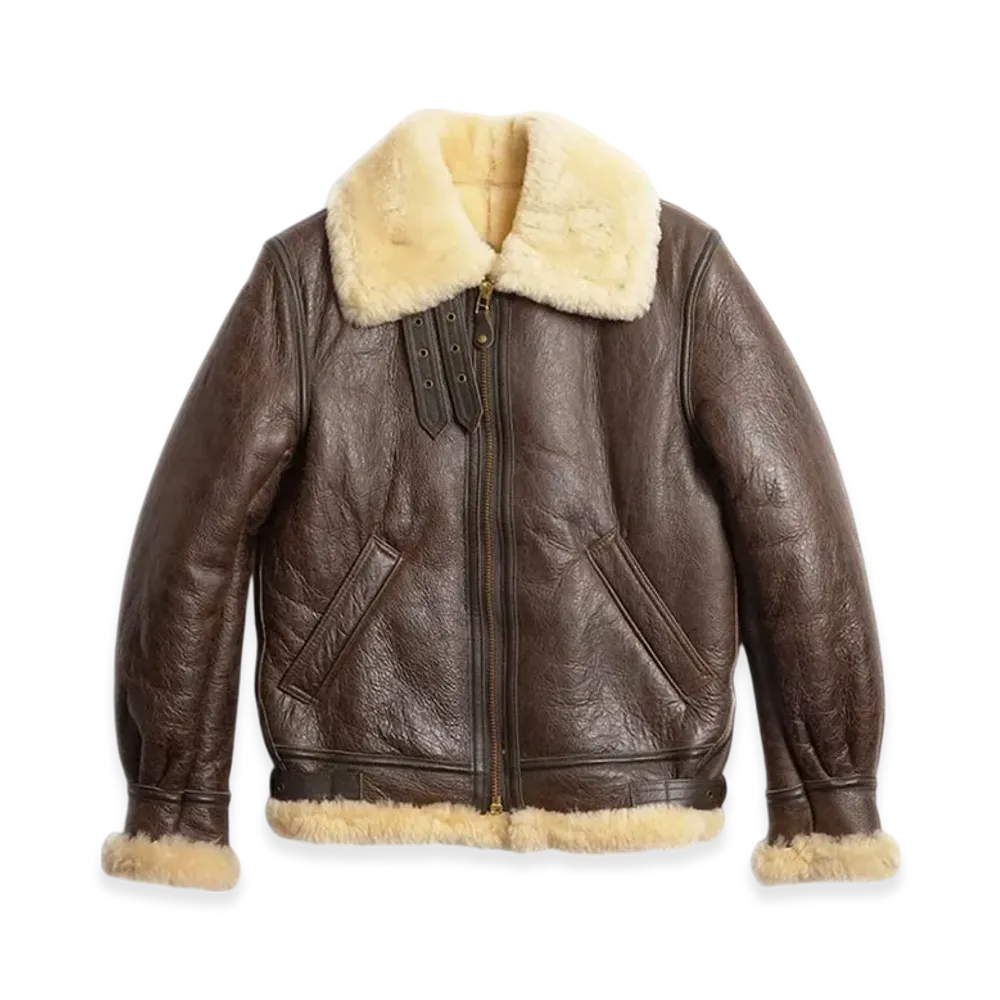 Schott 257S B-3 Sheepskin Bomber Jacket Big Size "Brown"