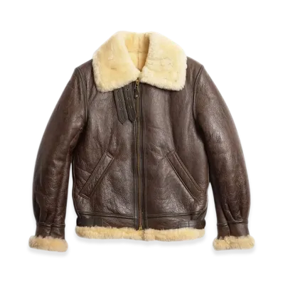 Schott 257S B-3 Sheepskin Bomber Jacket Big Size "Brown"