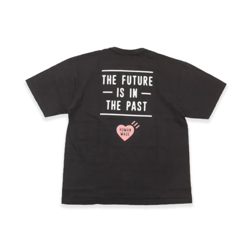 HUMAN MADE Stores Exclusive Heart Pocket T-Shirt Offline Store Seoul "Black/Salmon Pink"