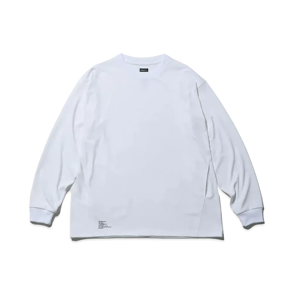 FreshService Dry Jersey L/S Crew Neck Tee "White"