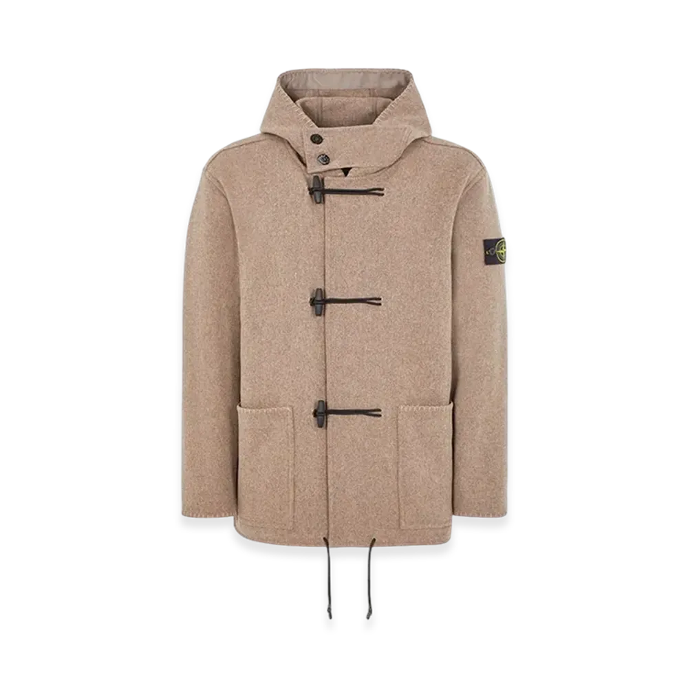 Stone Island 42930 Panno Speciale Wool Nylon Duffle Coat - 23FW "Dove Grey"