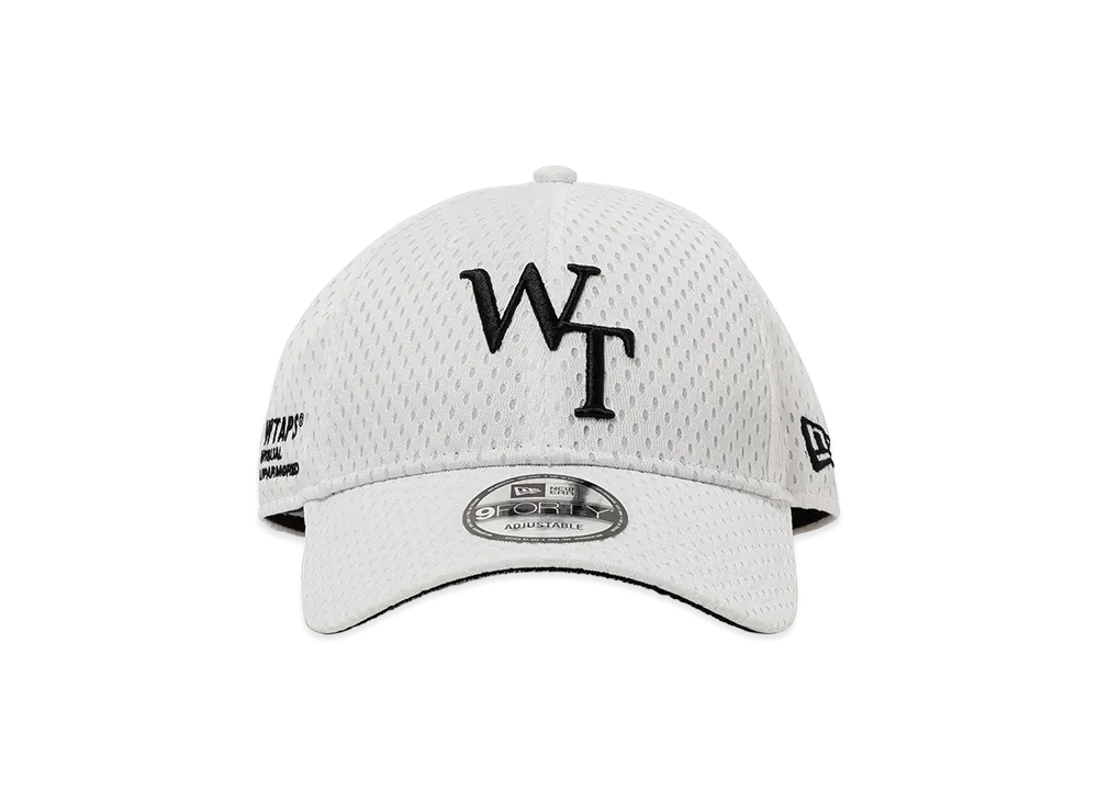 WTAPS 9Forty / Cap / Poly. Mesh. Newera "White"