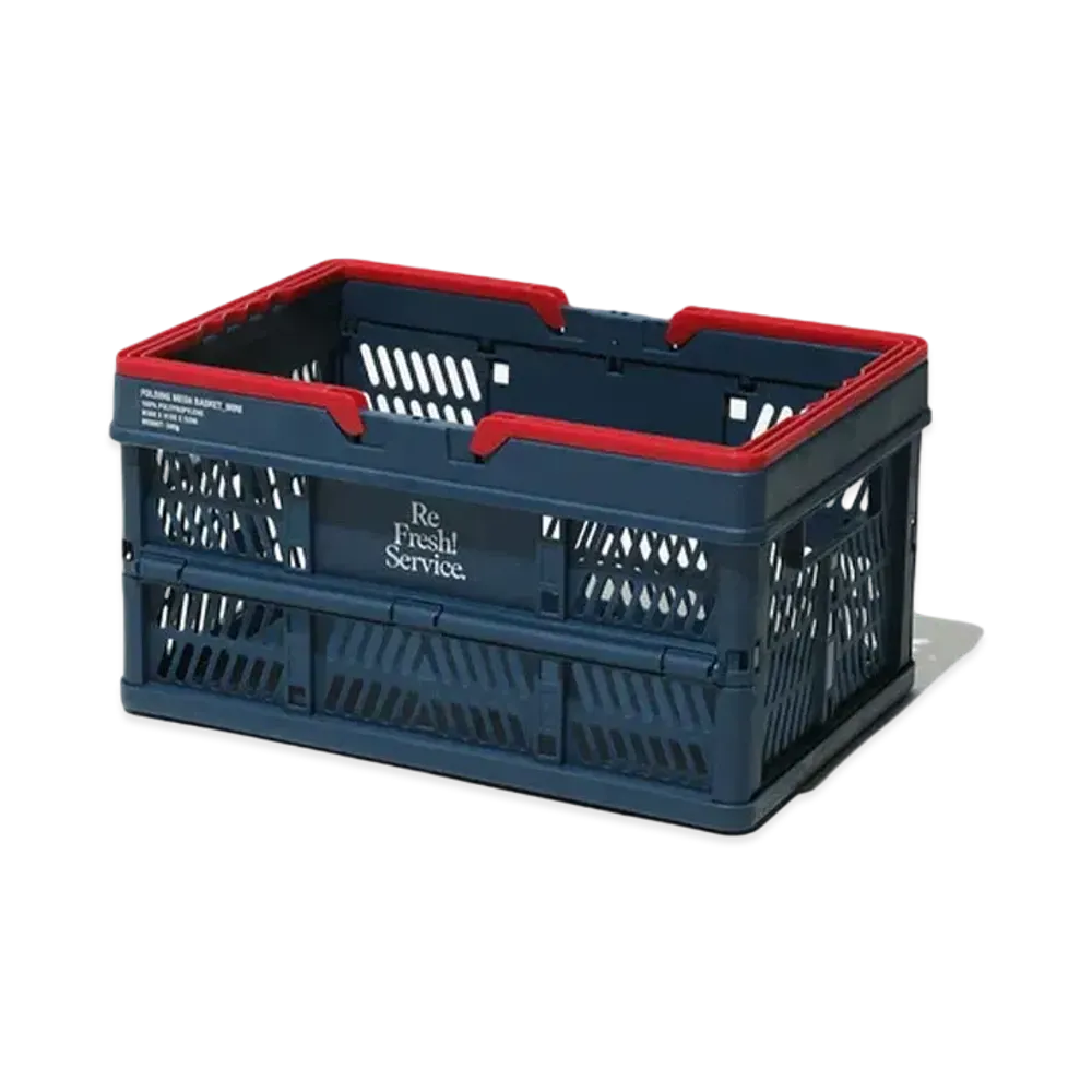 FreshService Refresh!service. Folding Mesh Basket Mini "Navy"