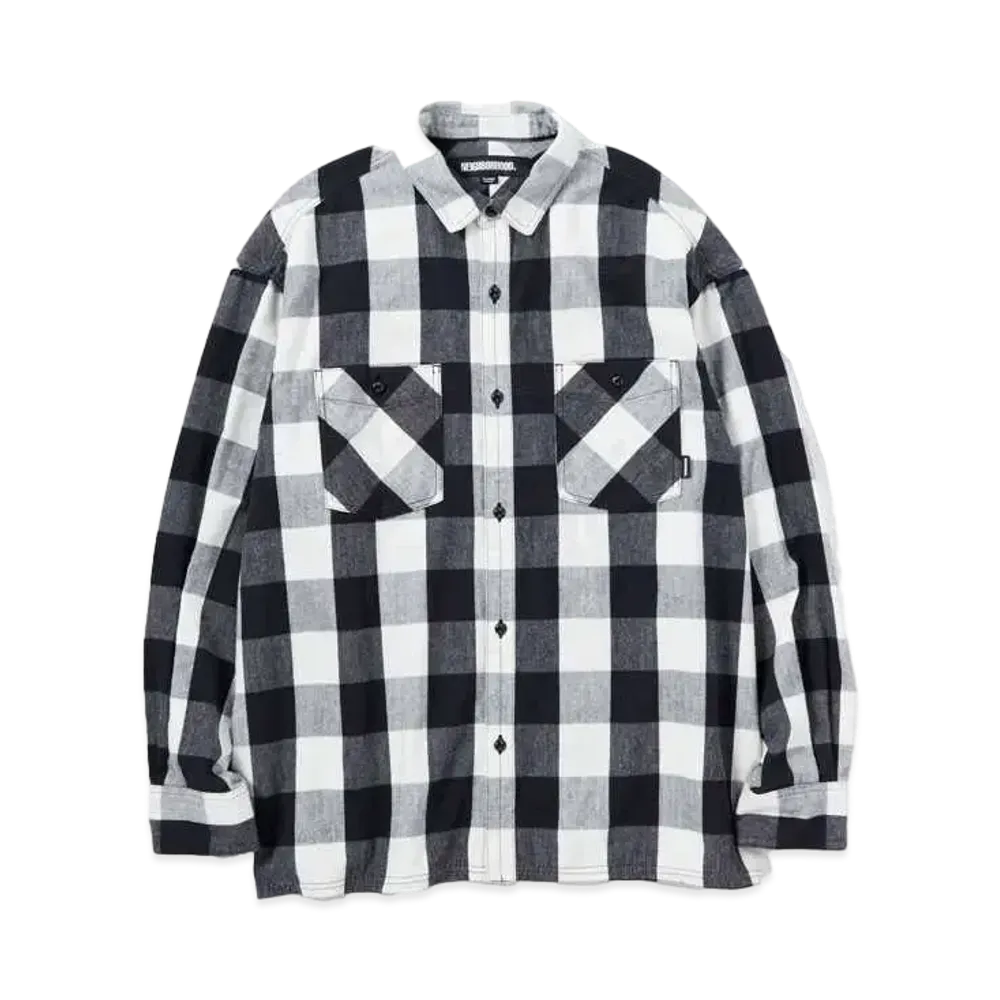 NEIGHBORHOOD Buffalo Check Shirt LS "White"