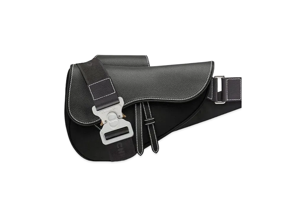 Dior Saddle Bag Grained Calfskin "Black"