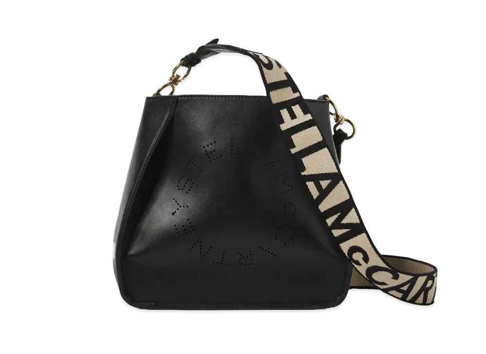 Stella McCartney Stella Logo Shoulder Bag "Black"