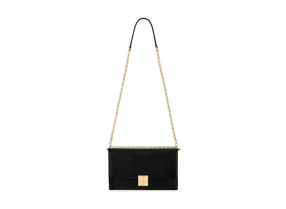 GIVENCHY Medium 4G Bag in Box Leather with Chain "Black"