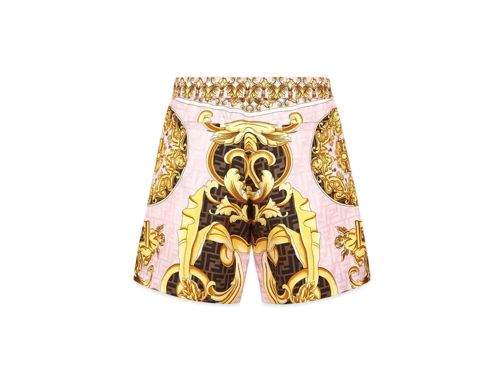 FENDI x Versace Fendace Multicolor Silk Pants "Multicolor"