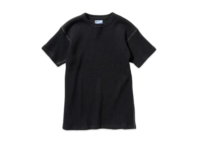 THE REAL McCOY'S TUBE KNIT THERMAL S/S "Black"