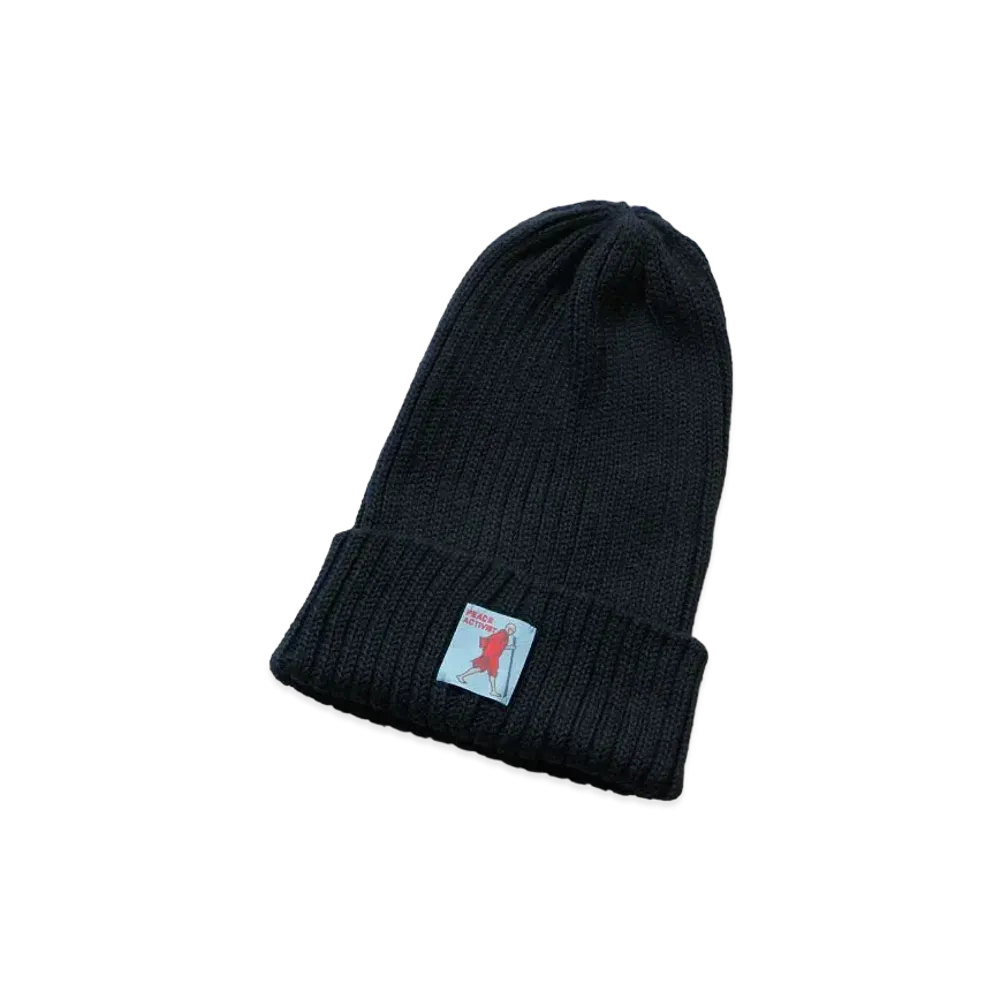 KAPITAL 5G Cotton Knit Cap "Black"
