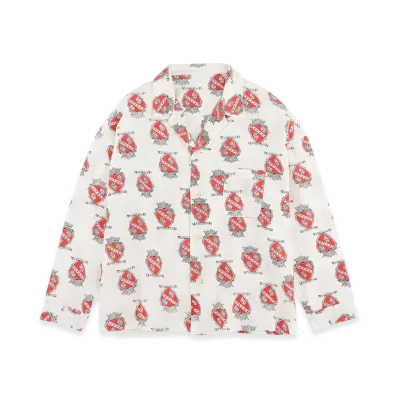SAINT Mxxxxxx Pajama Shirt Heart "White"