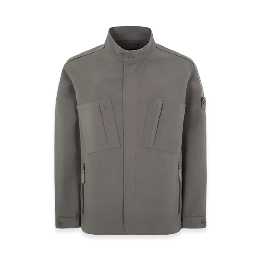 Stone Island Q11F2 Ghost Piece Gabardine Doppio Blouson - 23FW "Dark Grey"