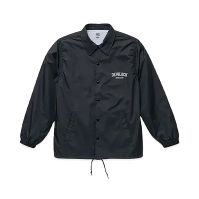 DEVILOCK SKULL AND BONE COACH JACKET "BLACK"