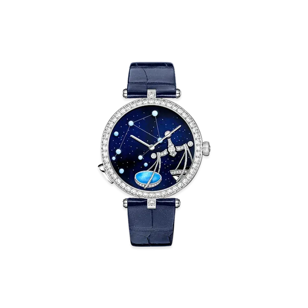 Van Cleef & Arpels Lady Arpels Zodiaque Lumineux Librae Libra watch "18K White gold/Diamond"